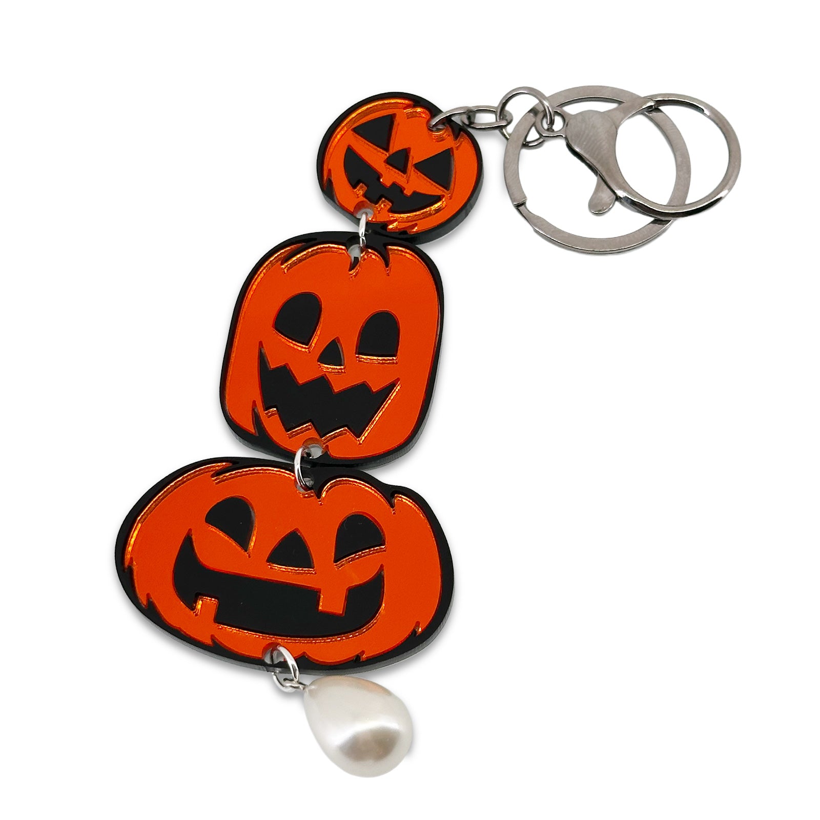 Pumpkin Stack Bag Charm