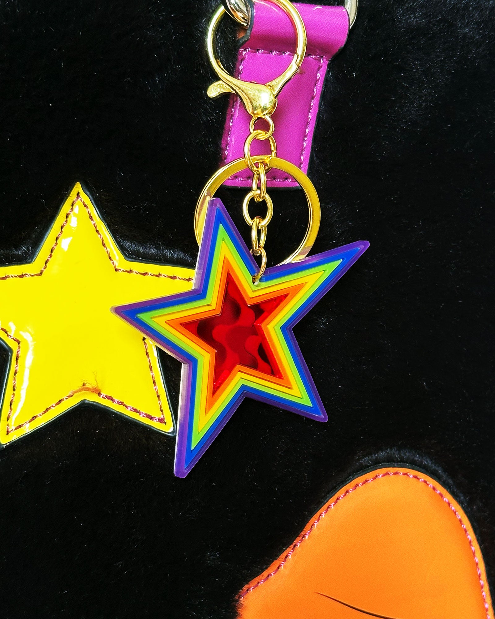 Radiating Star Bag Charm