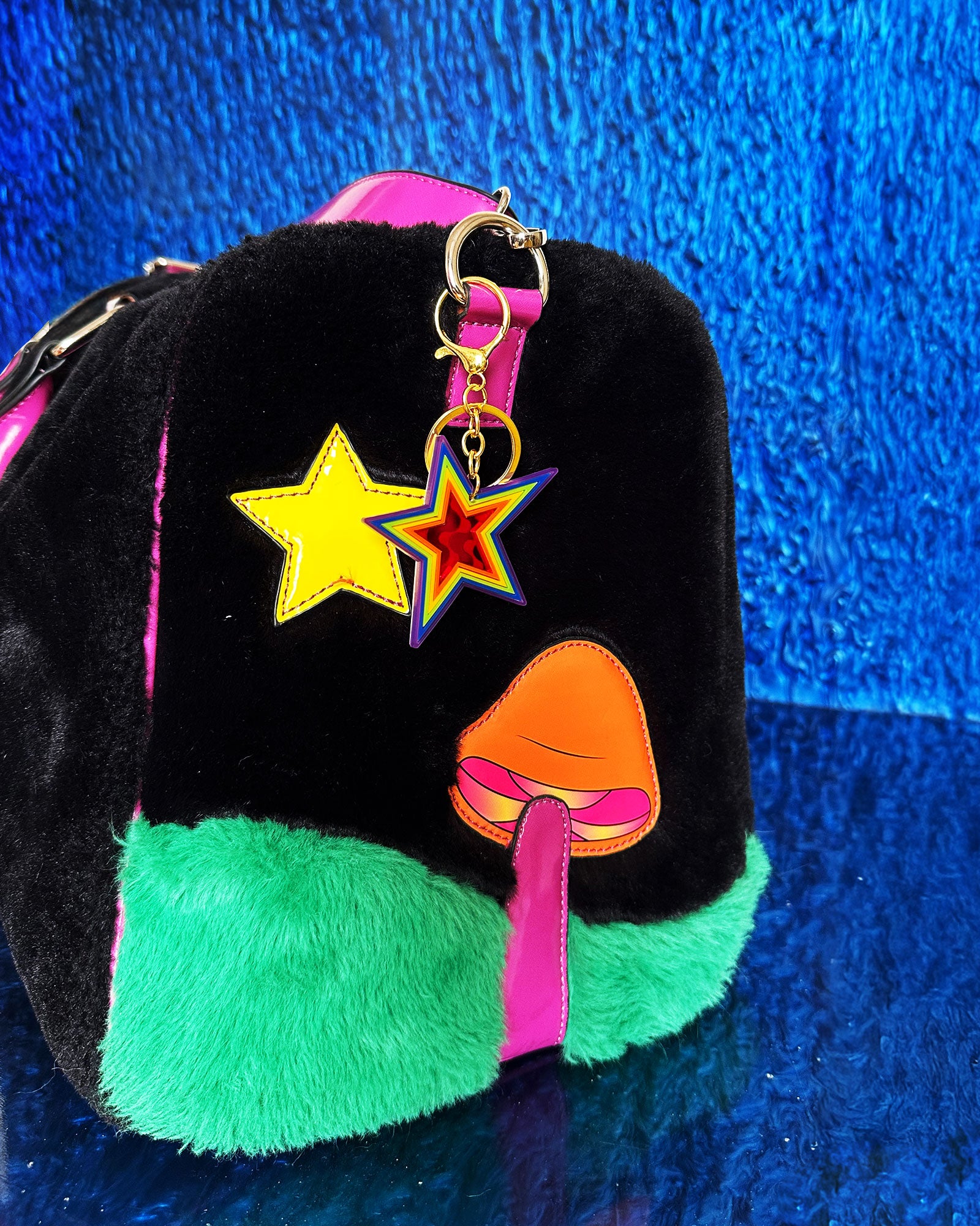 Radiating Star Bag Charm