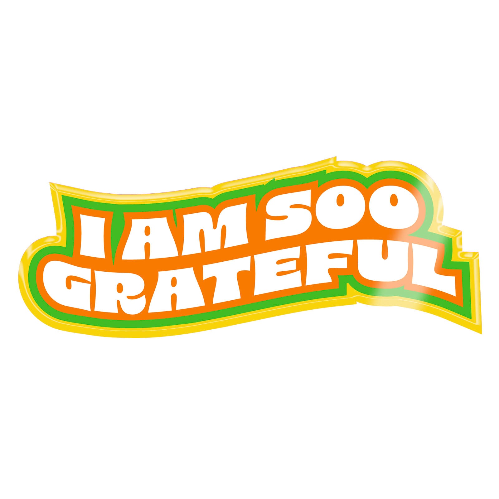Soo Grateful Vinyl Sticker