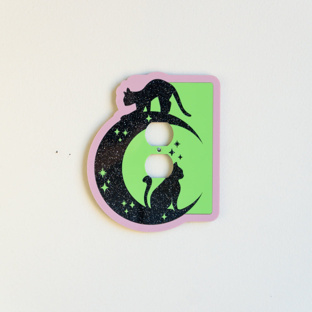 Meow at the Moon Outlet Cover