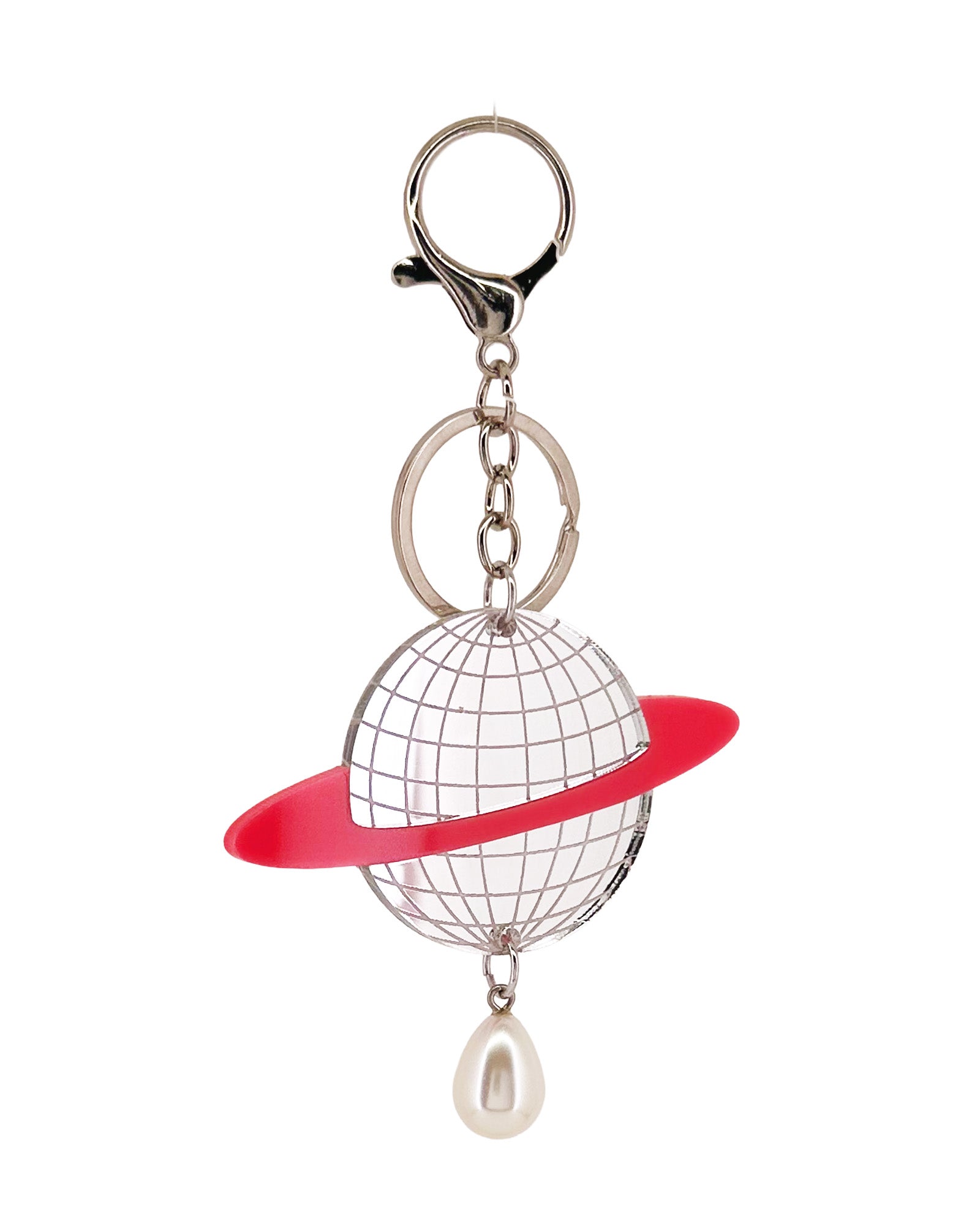 Disco Saturn Bag Charm