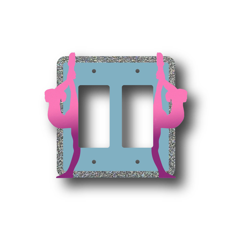 Needle Pose Gymnastics Light Switch Cover