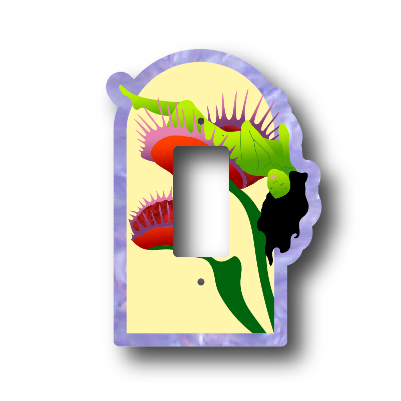 Siren's Garden Light Switch Cover