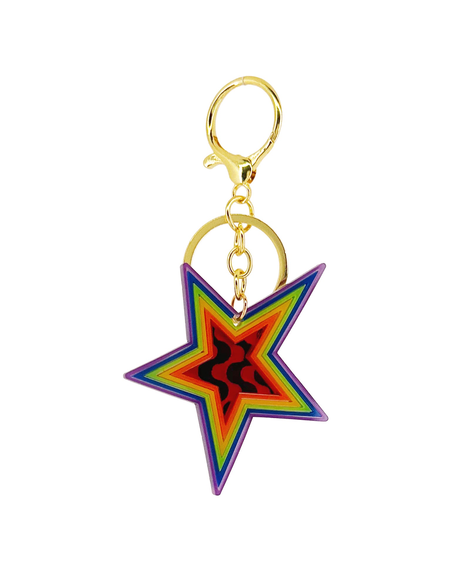Radiating Star Bag Charm