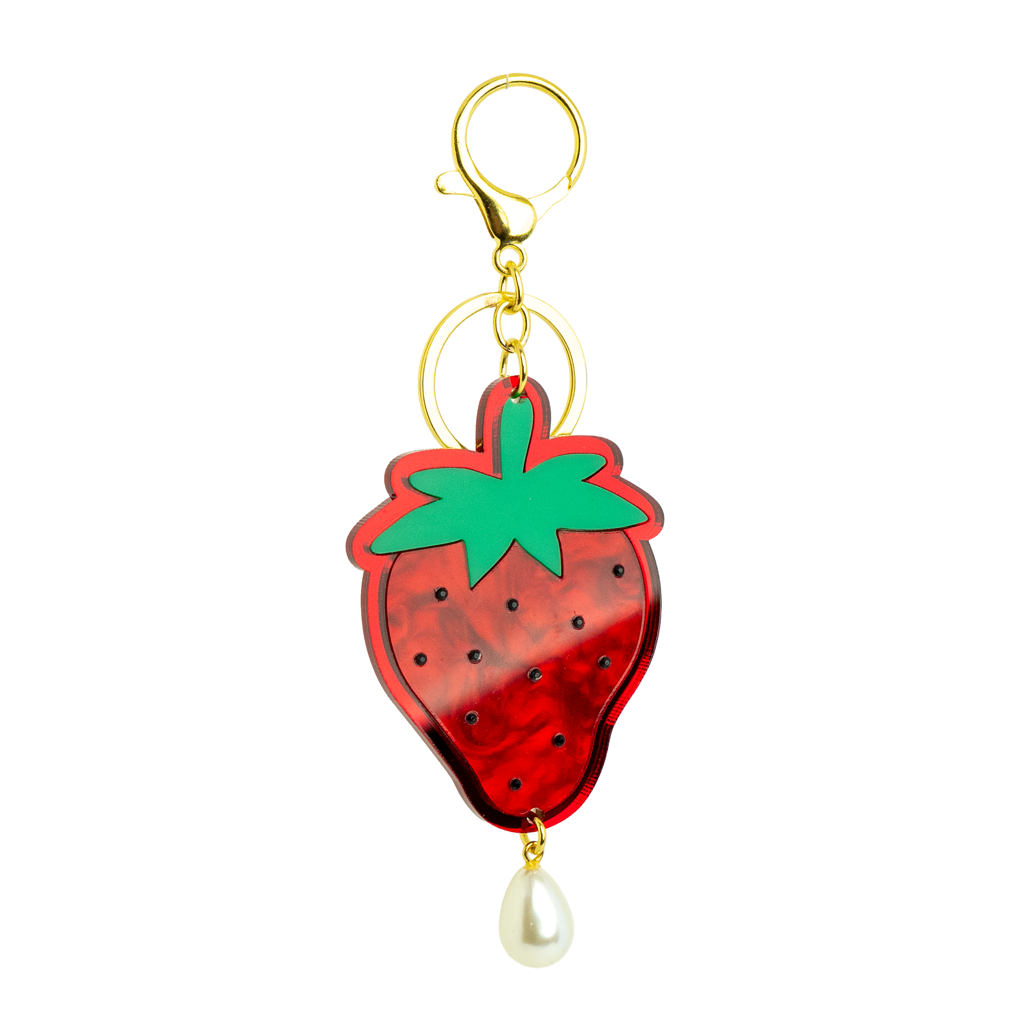Strawberry Bag Charm