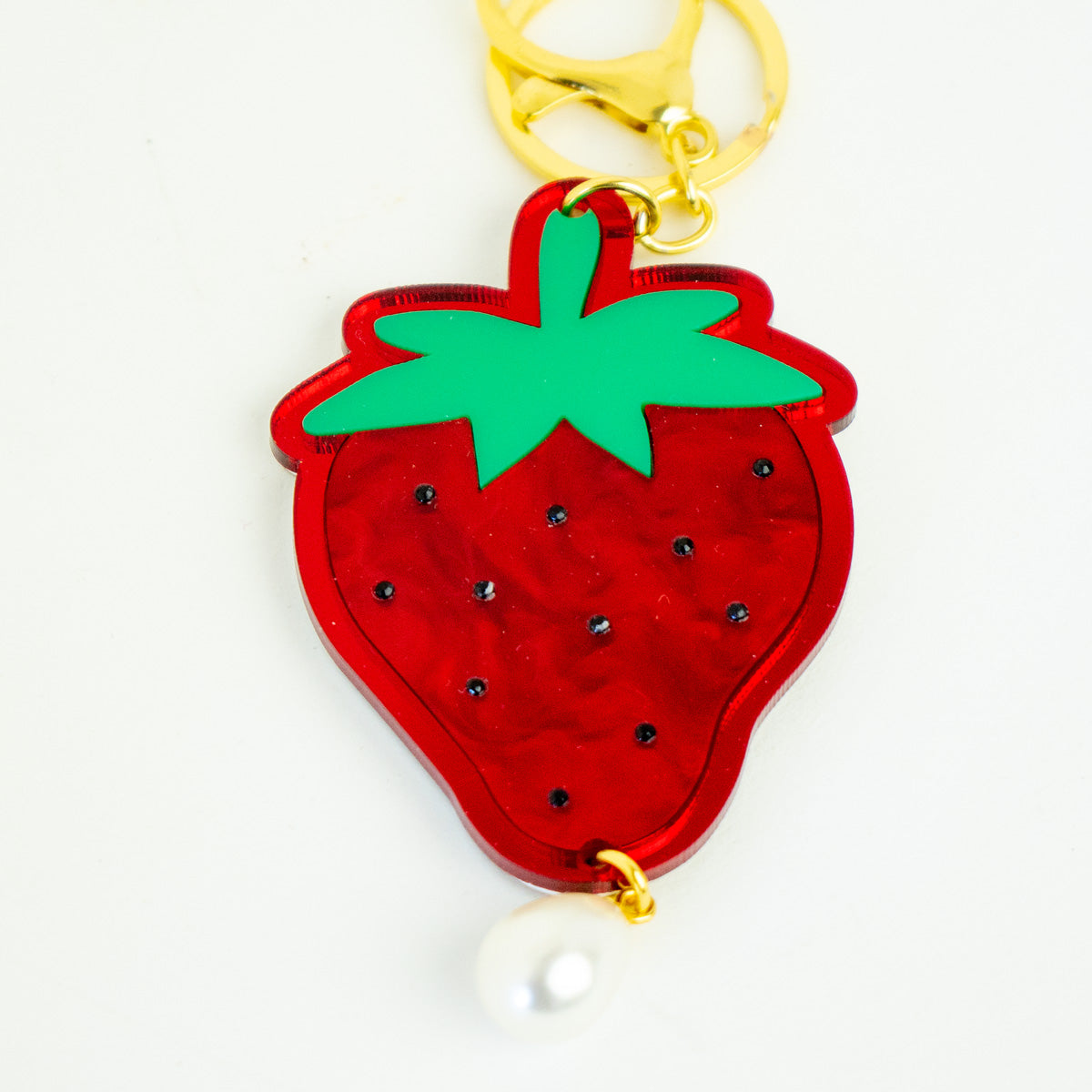 Strawberry Bag Charm
