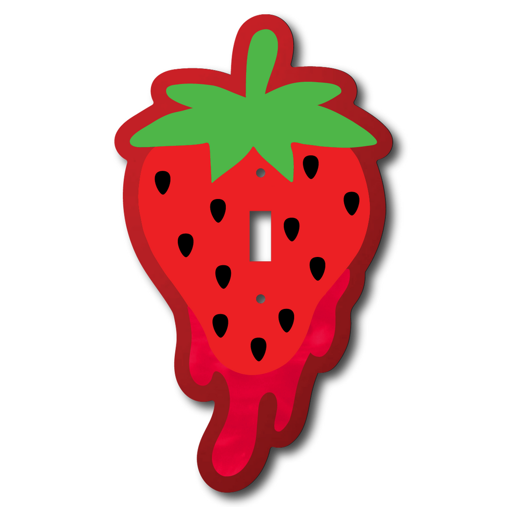 The Strawberry Light Switch Cover