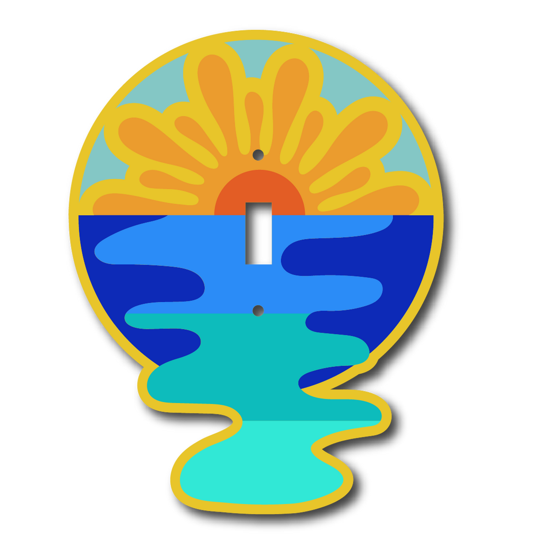MindFlowers Sunset Light Switch Cover