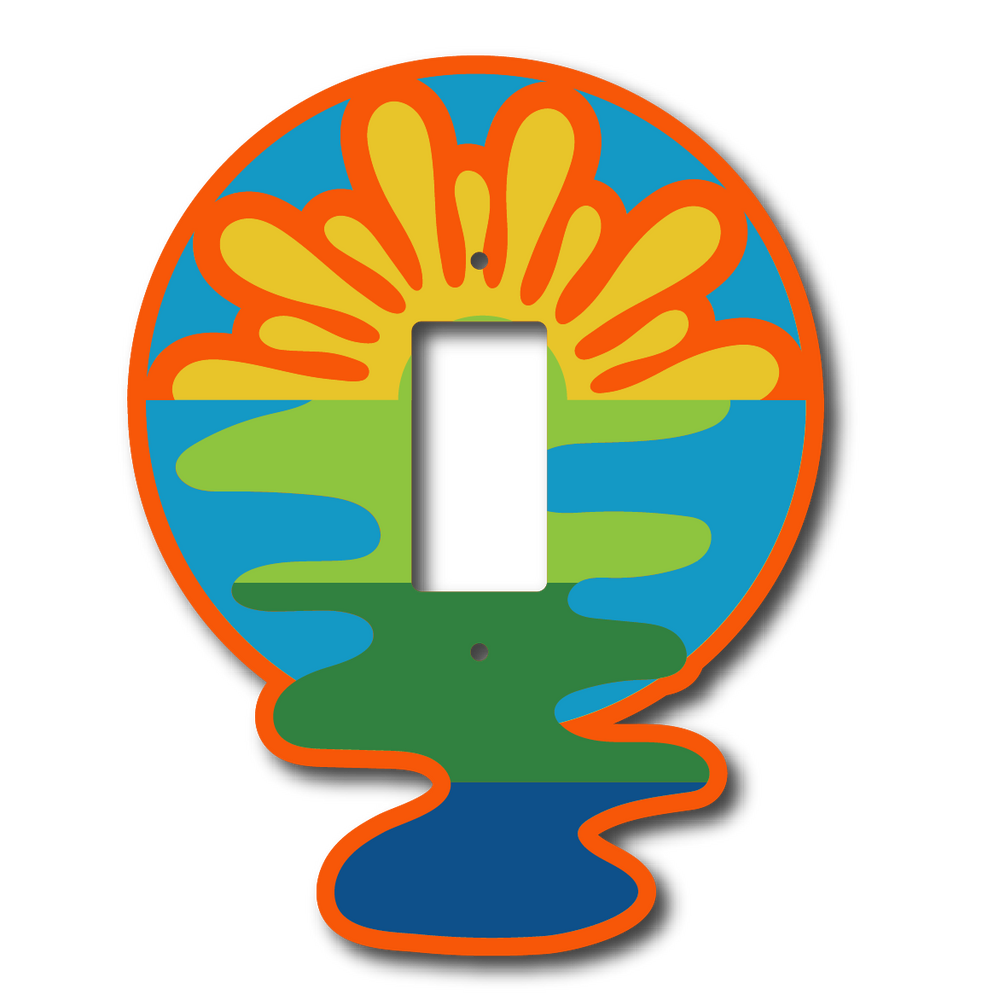 MindFlowers Sunset Light Switch Cover