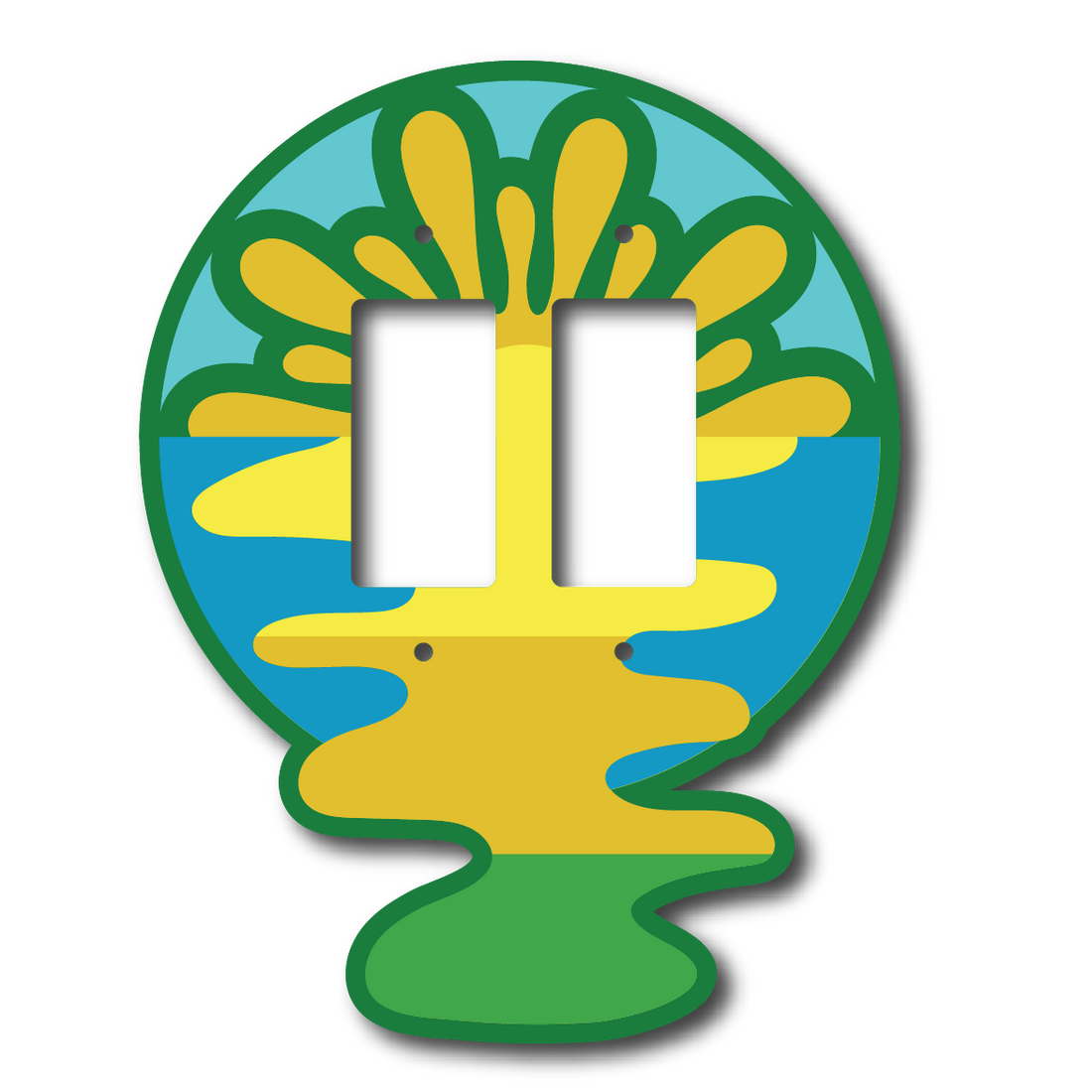 MindFlowers Sunset Light Switch Cover