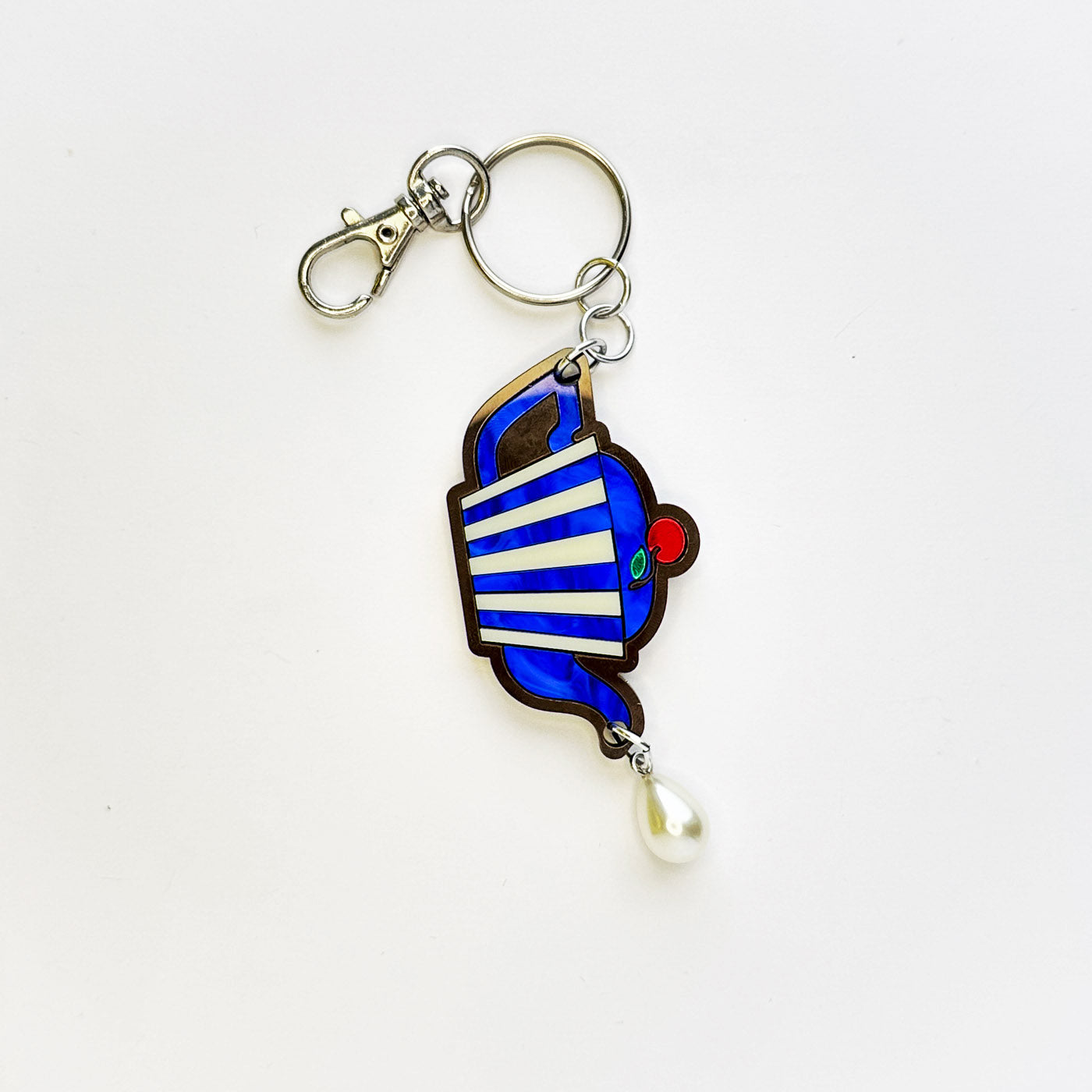 Teapot Pearl Bag Charm