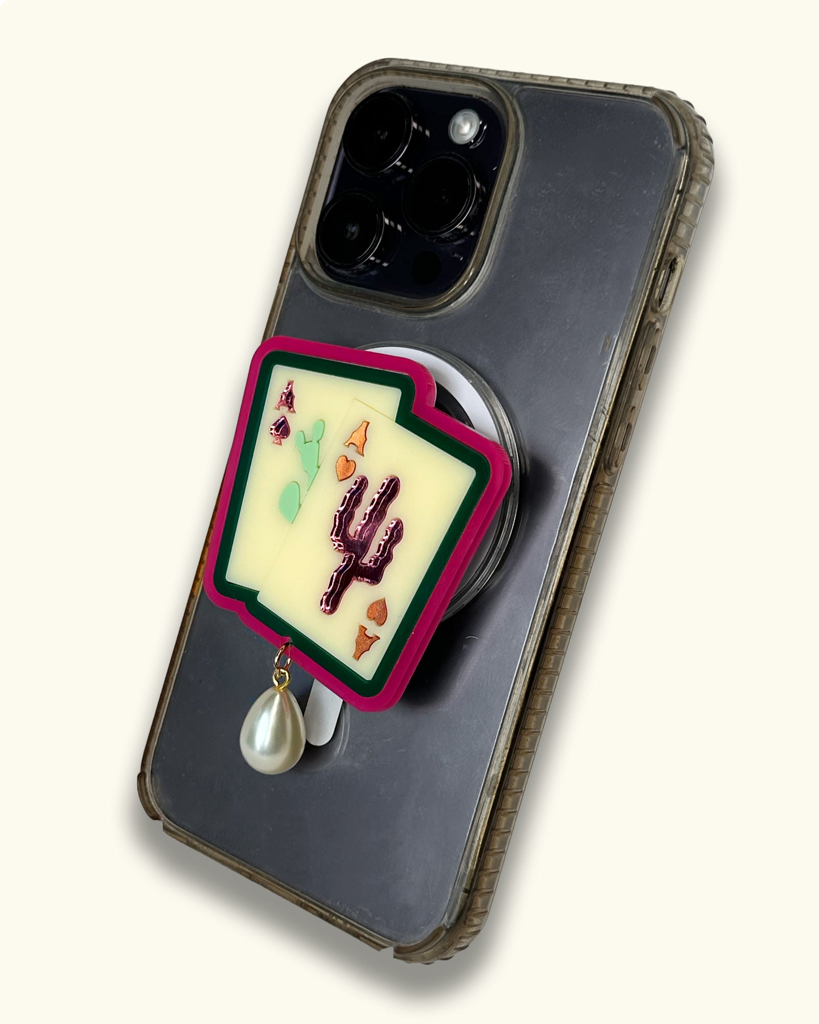 Texas Hold Em MagSafe Phone Charm