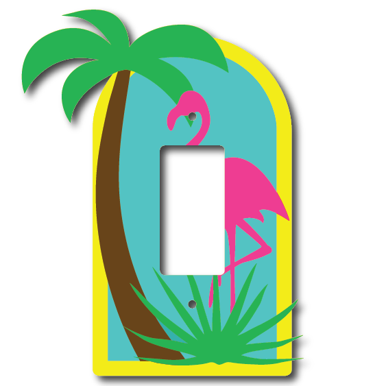 Tropical Paradise Light Switch Cover