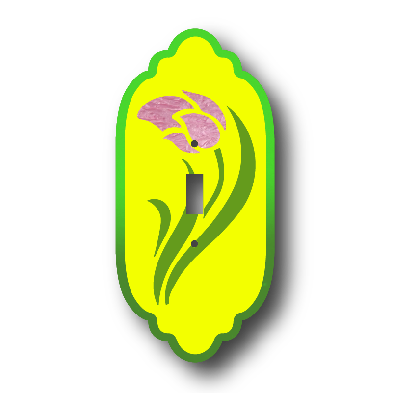 Tulip Nouveau Light Switch Cover