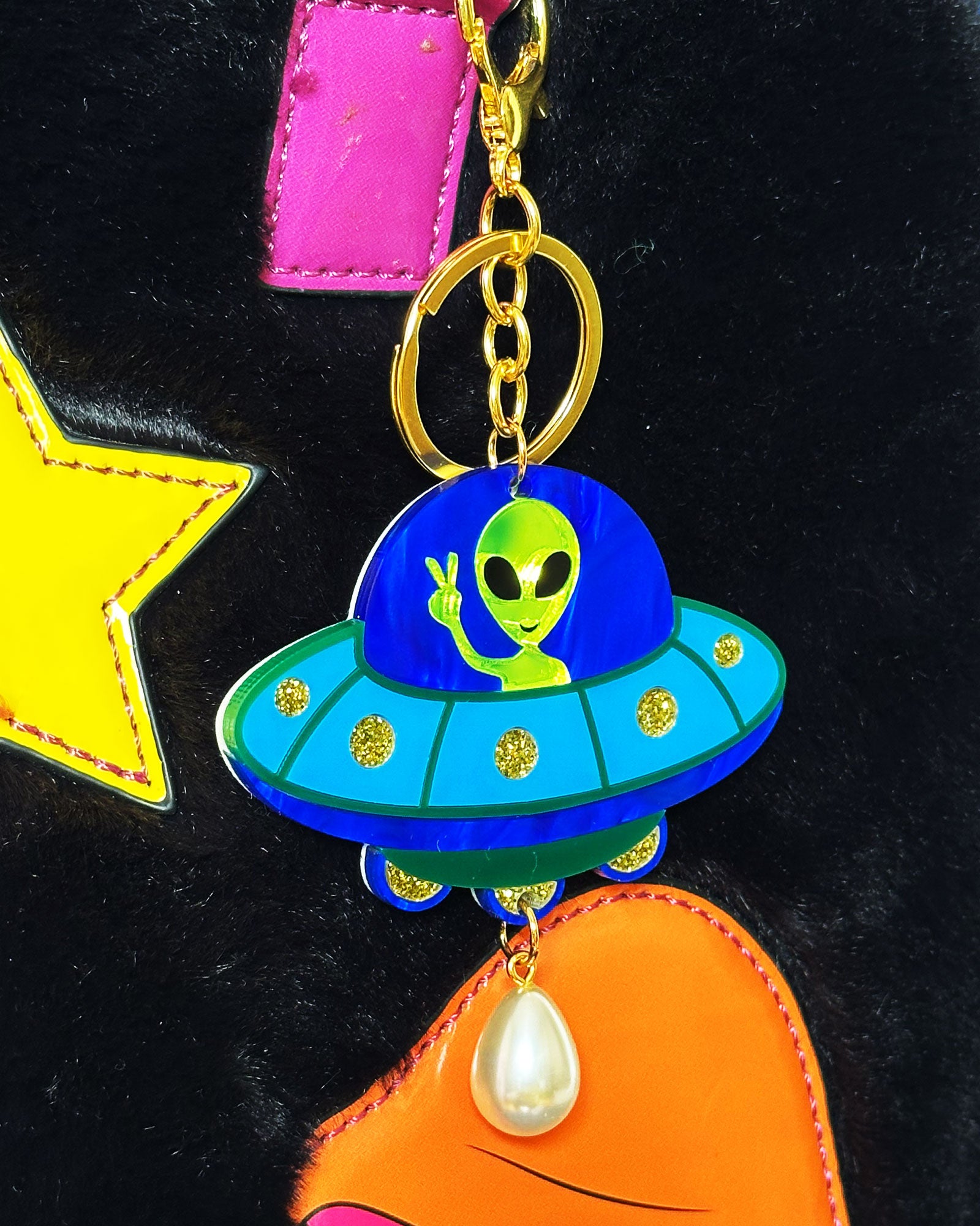 UFO Bag Charm