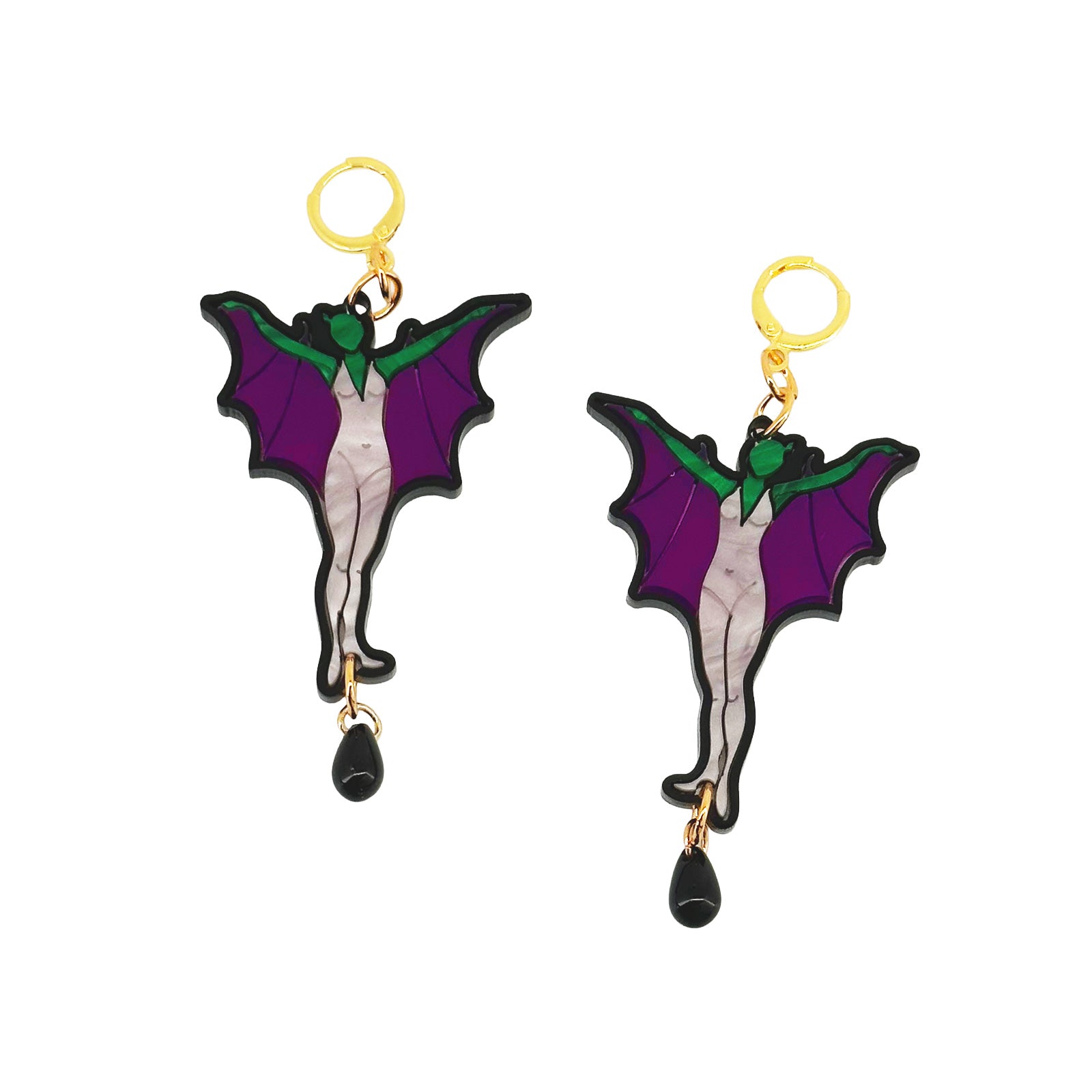 Winged Woman Earrings