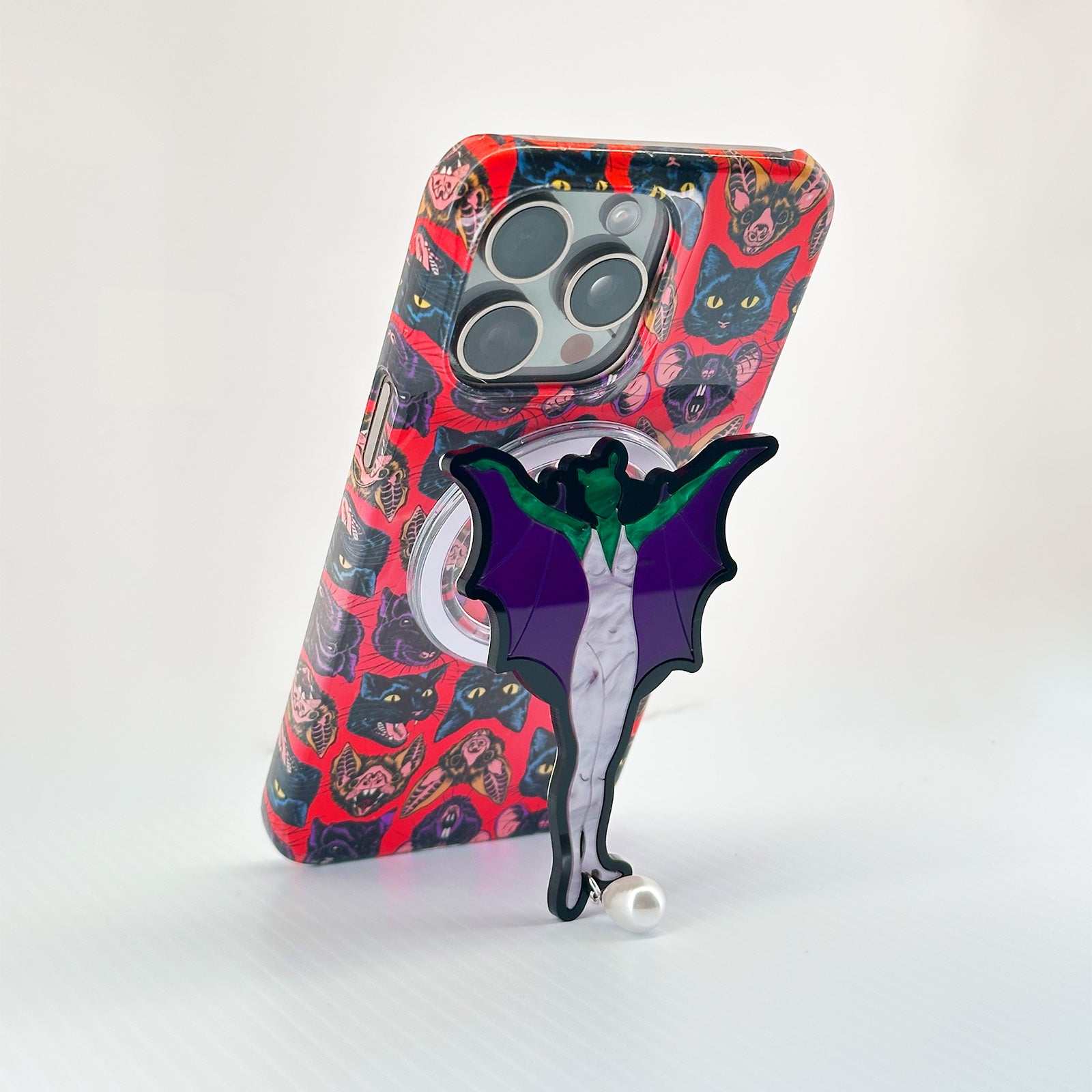 Winged Woman Phone Charm