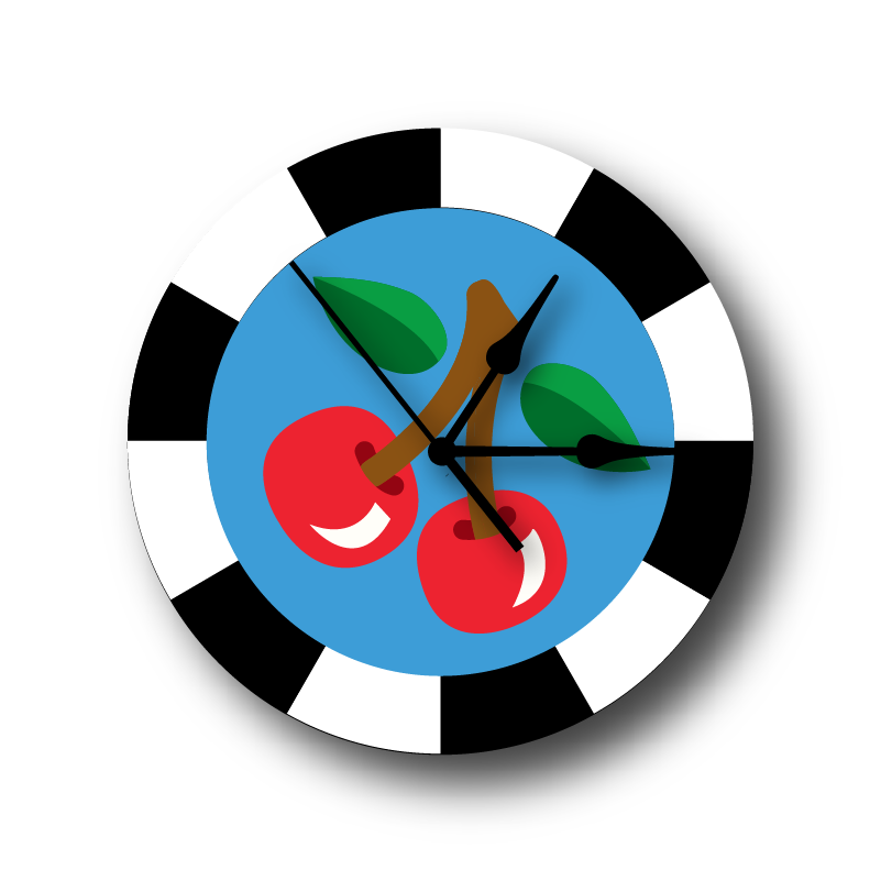 Very Cherry Wall Clock