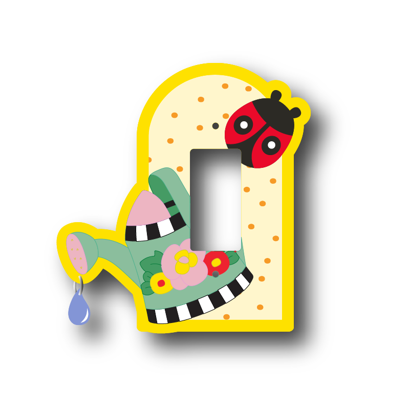 Watering Can Light Switch Cover