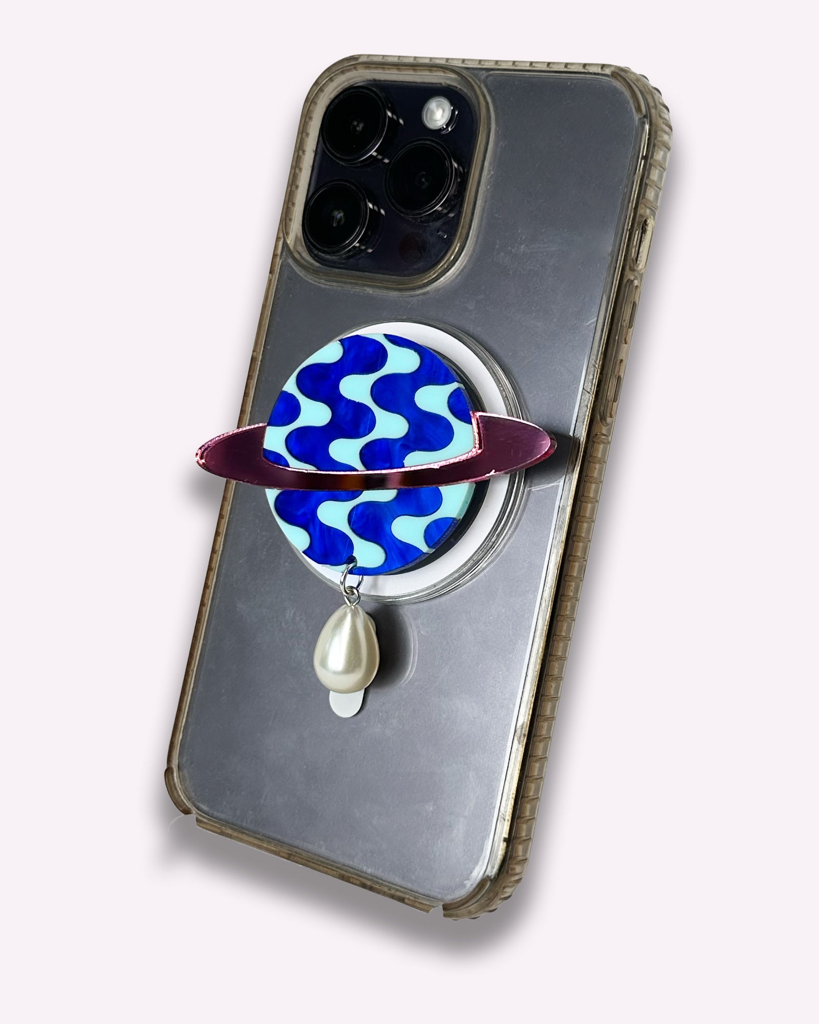 Wavy Saturn MagSafe Phone Charm