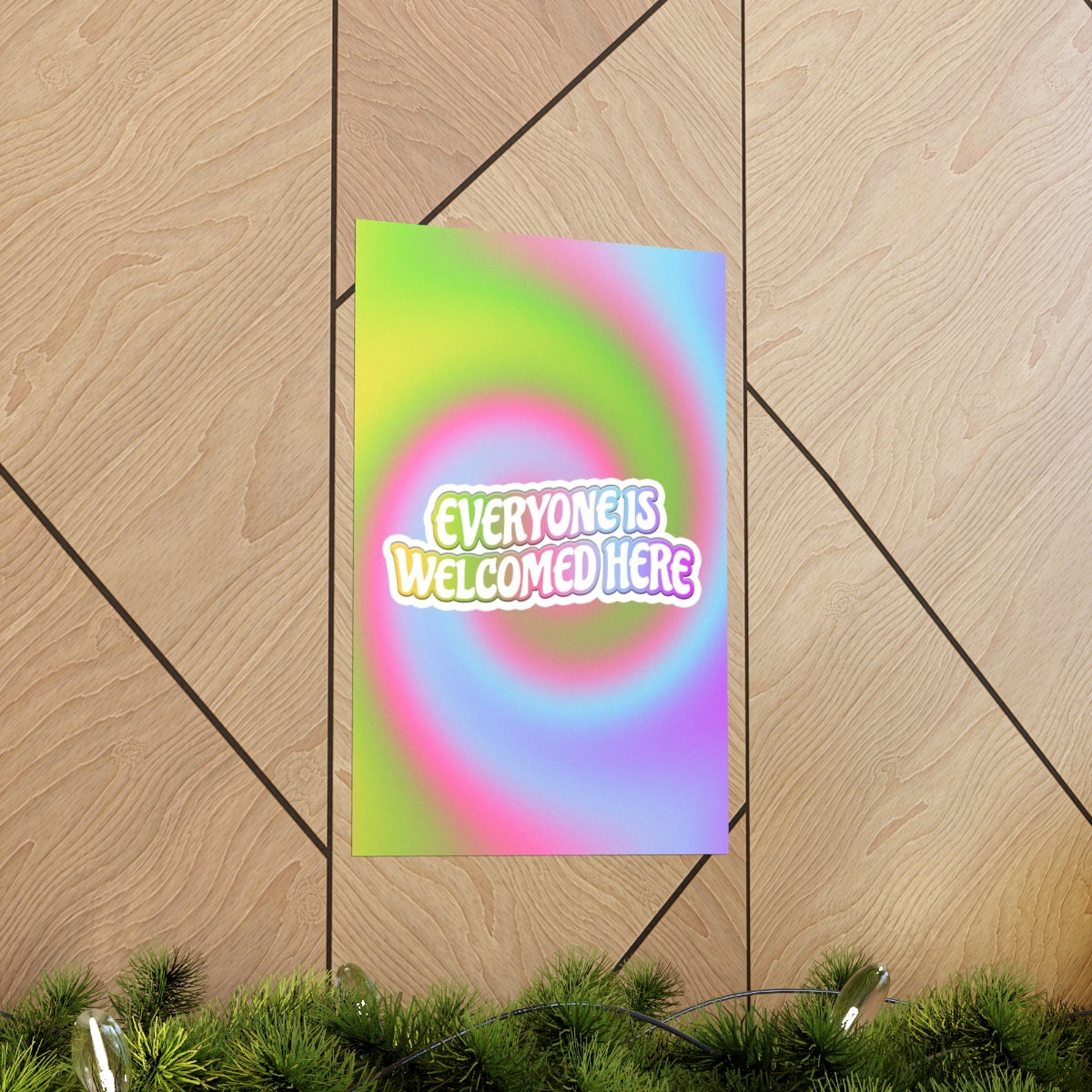 Everyone Is Welcomed Wall Art Print