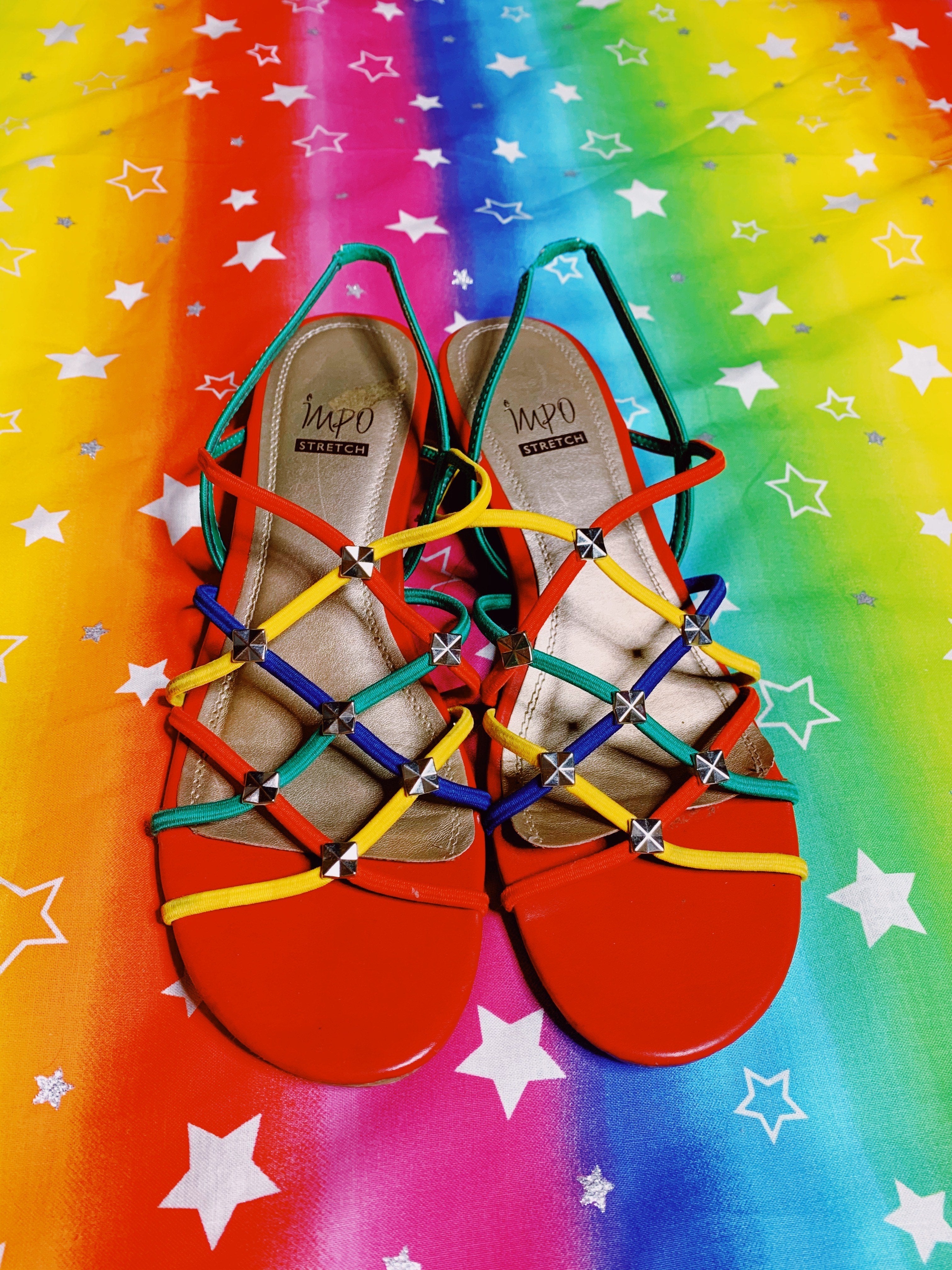 Technicolor Vintage Sandals