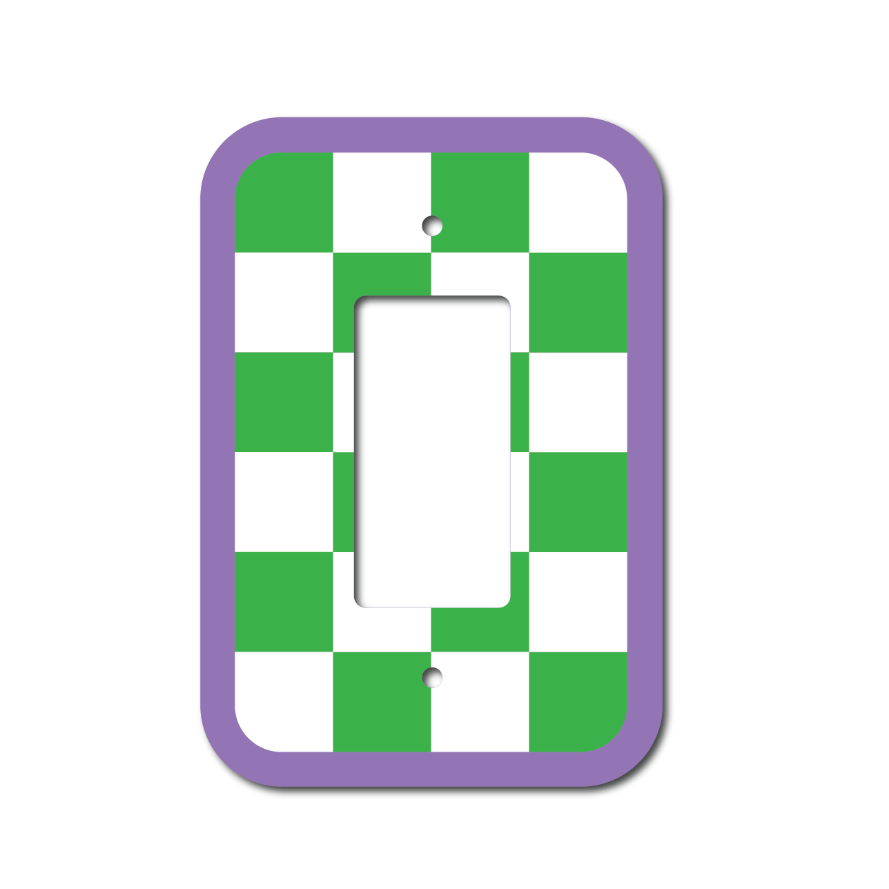 Checkered Light Switch Cover