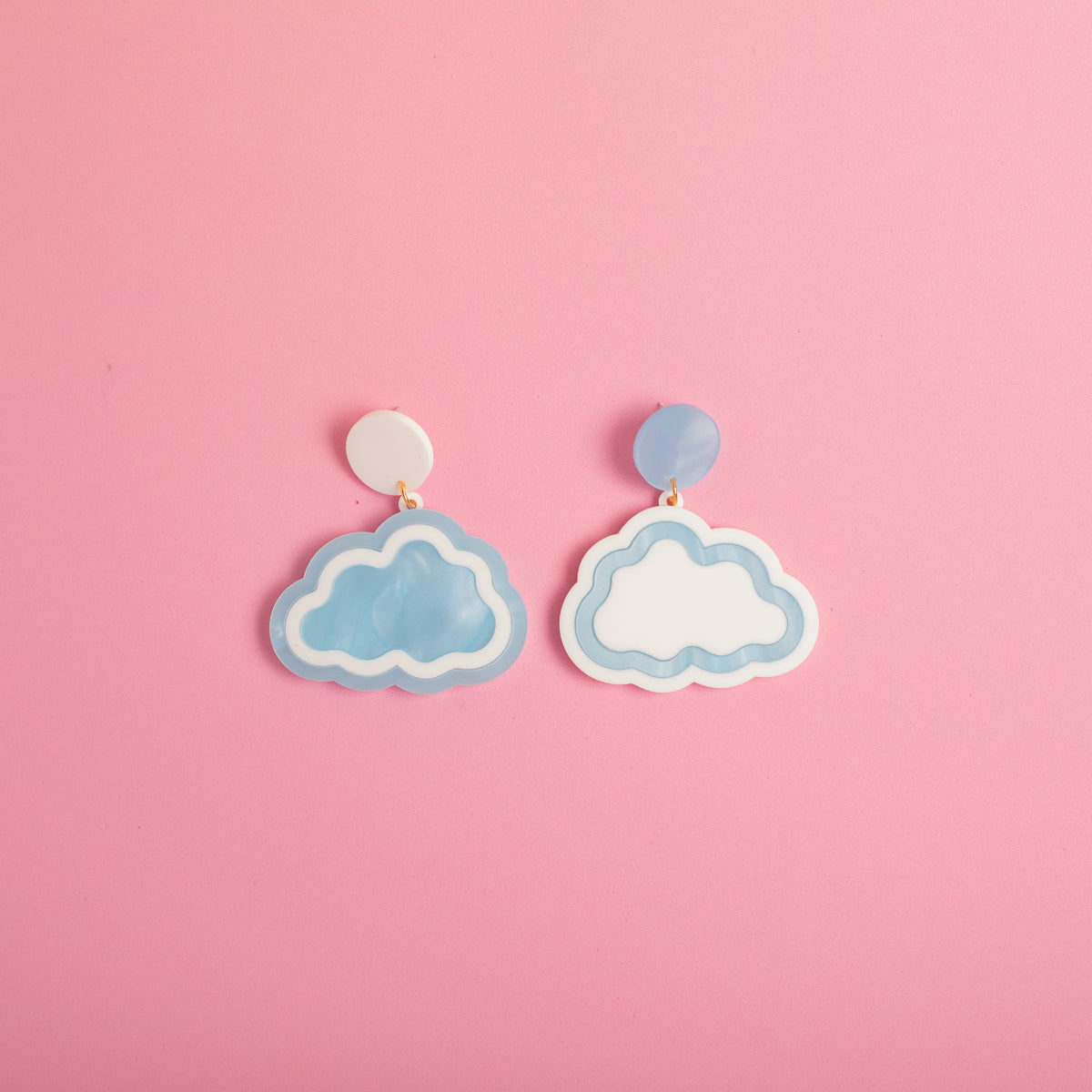 Cloud Nine Hanging Stud Earrings