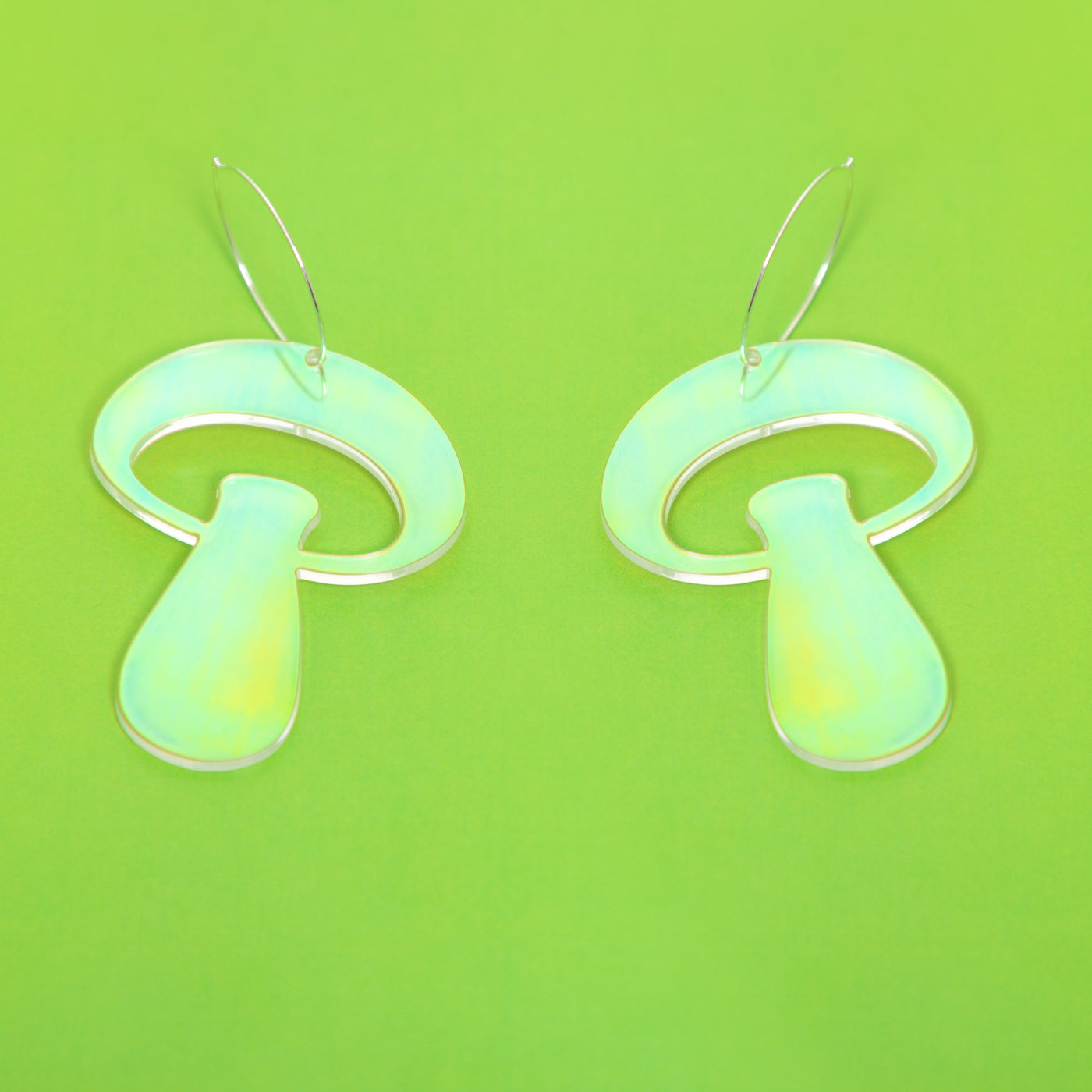 The Alice Mushroom Hoop Earrings,EarringMindFlowers