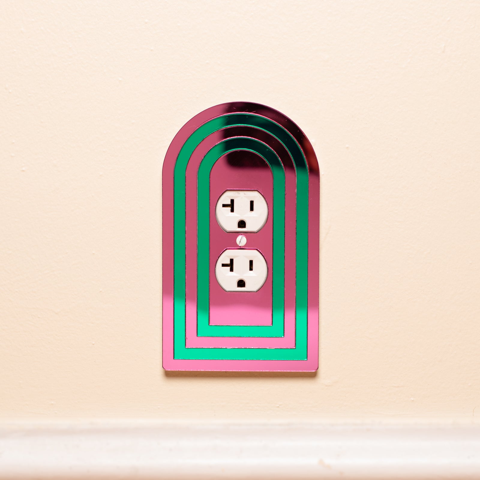 Layered Archway Outlet Cover