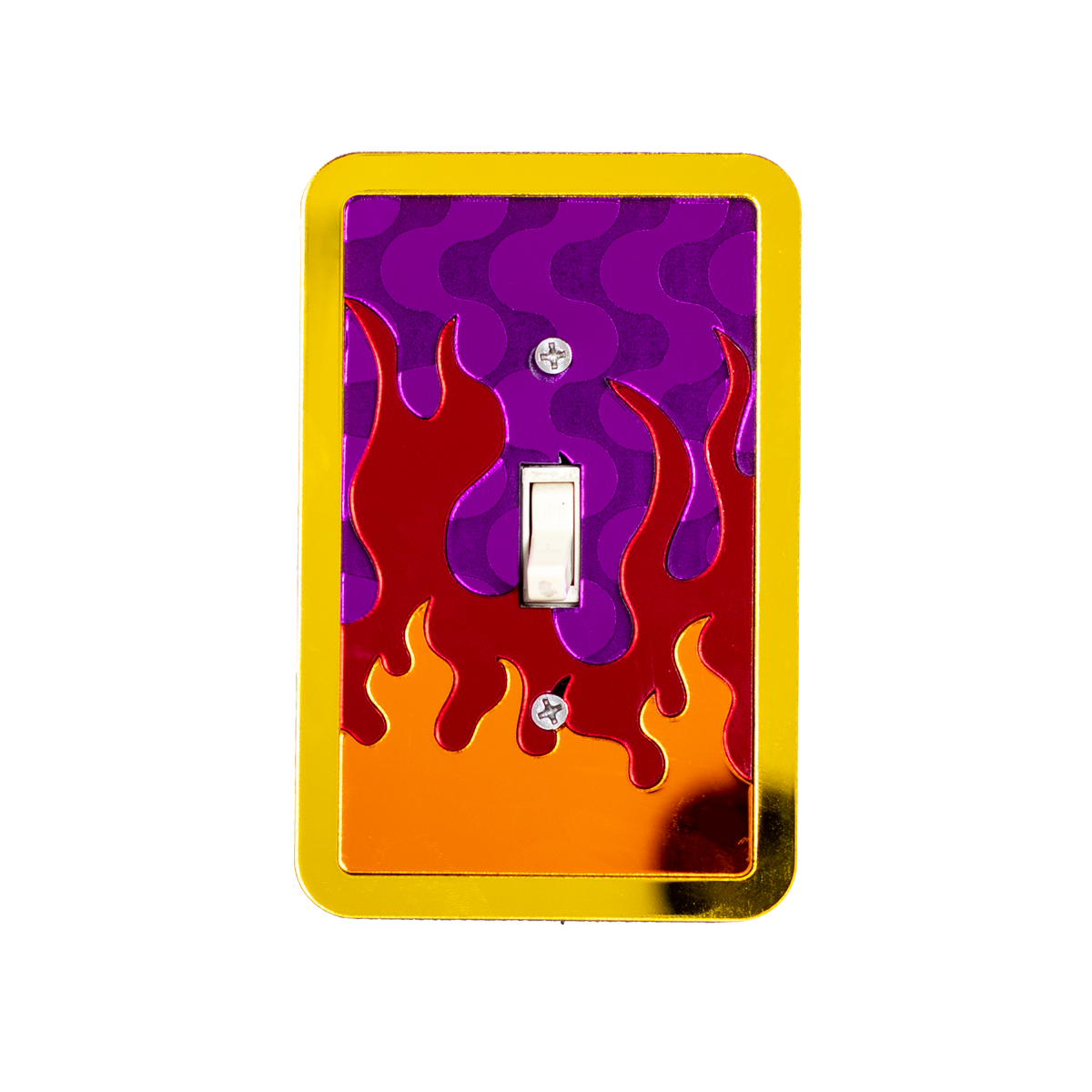 Flaming Light Switch Cover