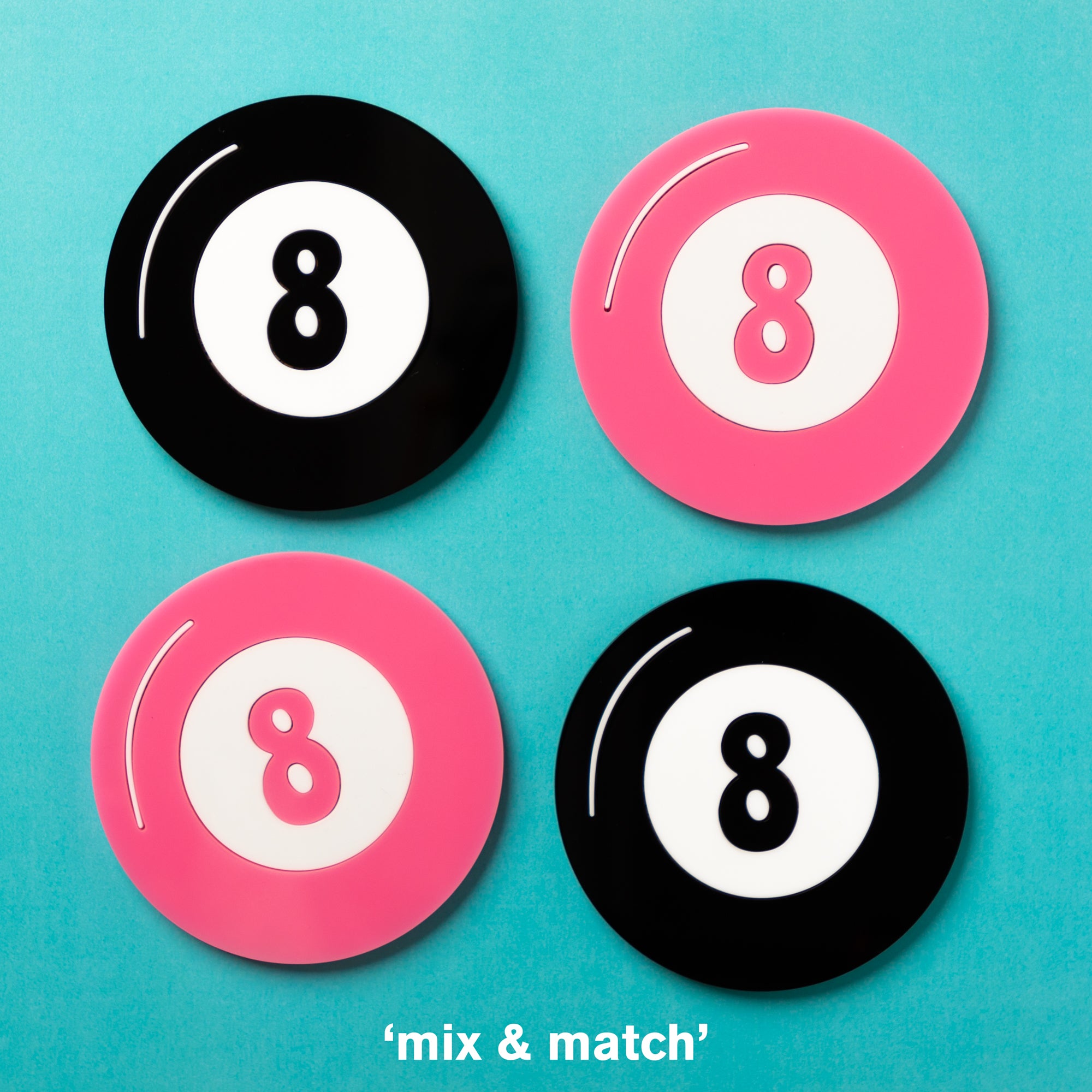 Mindflowers: Magic 8-Ball Coasters