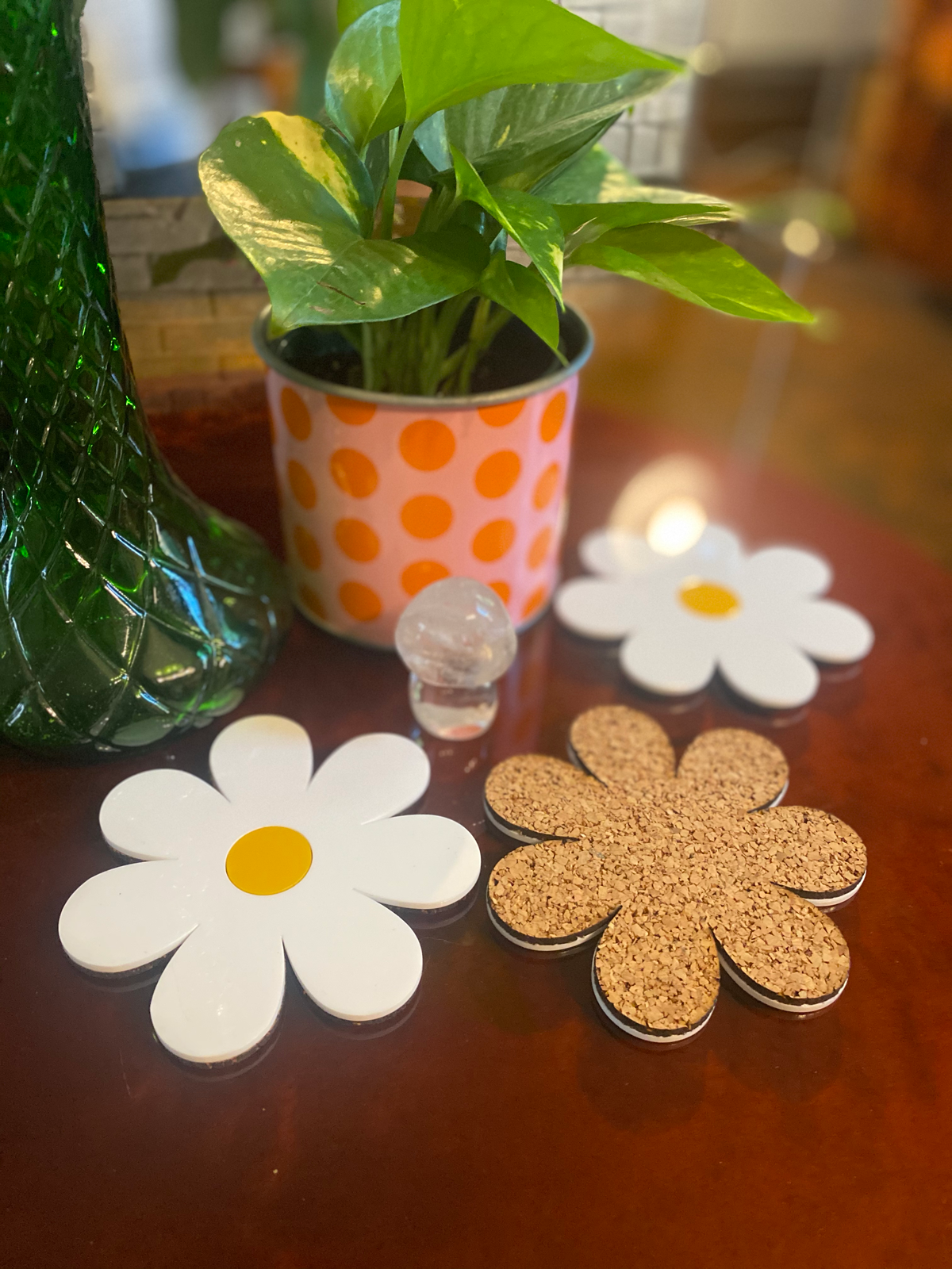 Cute and Easy Daisy Flower Coaster