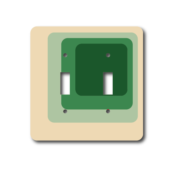 Squared Light Switch Cover