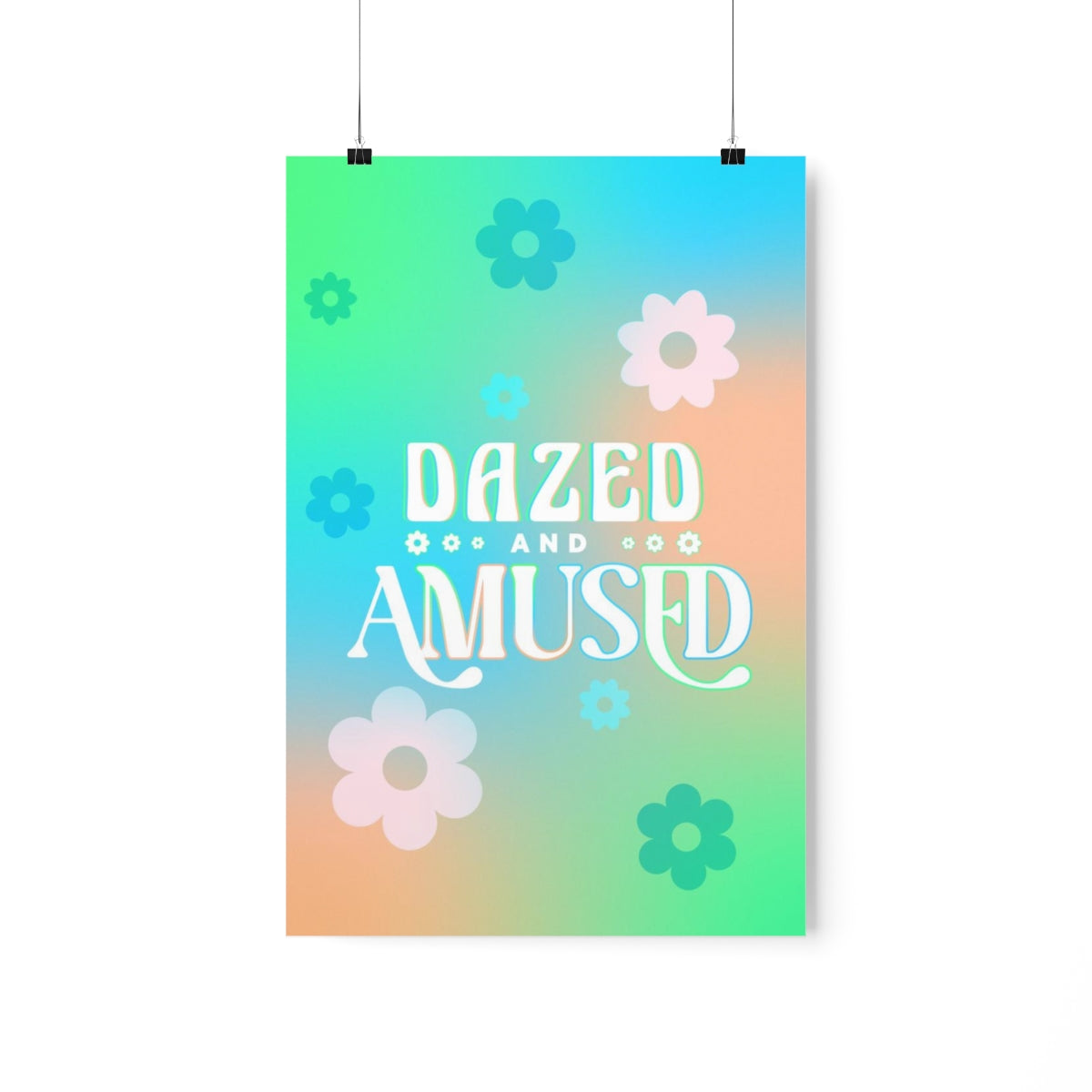 Dazed & Amused Wall Art Print